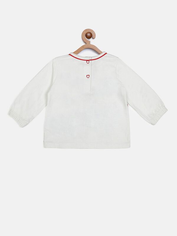 Knitted T-Shirt With Print image number 1